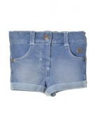 Boboli kék, patentos lány farmershort – 62