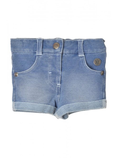 Boboli kék, patentos lány farmershort – 62