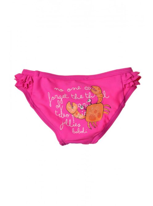 Boboli pink, fodros lány fürdőbugyi – 68