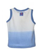 Boboli kék, fehér fiú ujjatlan póló – 68