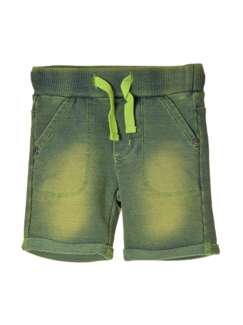 Boboli sötétzöld, koptatott fiú rövidnadrág – 62