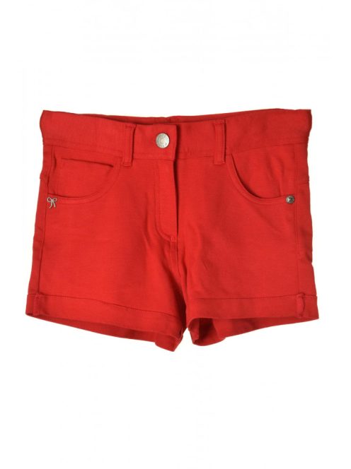 Boboli piros, műselyem lány short – 128