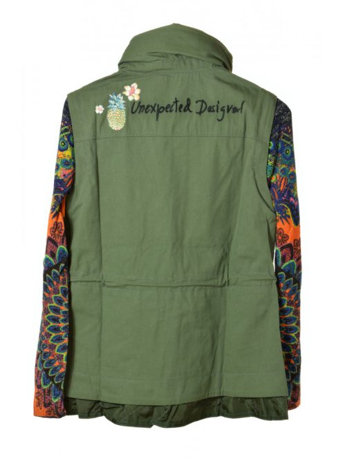 Desigual Miranda zöld női kabát – 36
