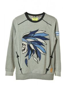 Desigual szürke fiú pulóver