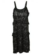Desigual Cassius fekete női ruha – M