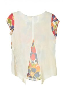 Desigual Mojito fehér, virágmintás női blúz – S