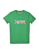 Supreme zöld, Tetris mintás gyerek póló