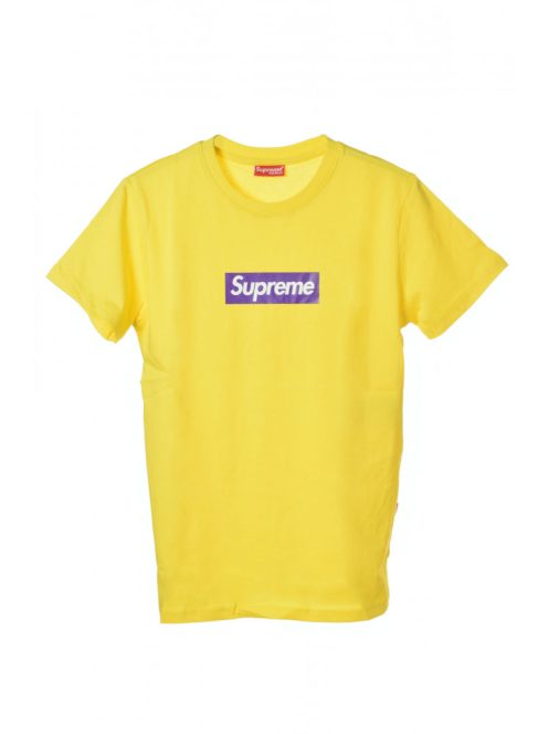 Supreme citromsárga gyerek póló