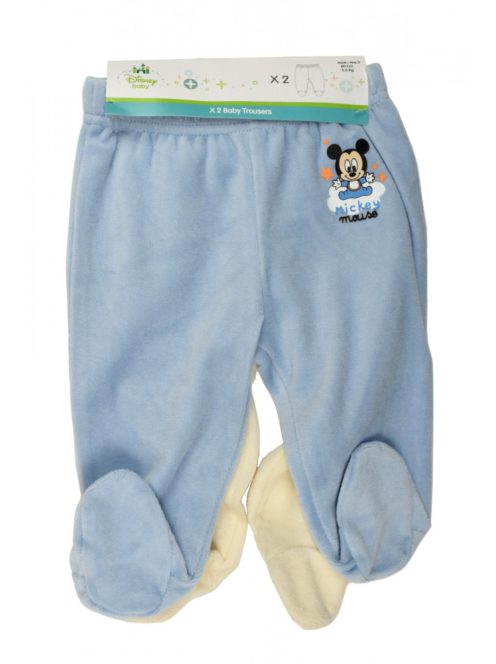 Mickey Egér kék, vajszín baba nadrágok