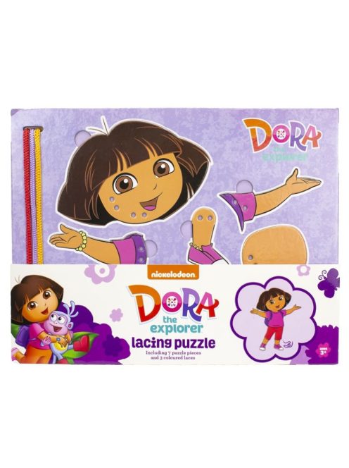 Dóra a felfedező fűzős puzzle