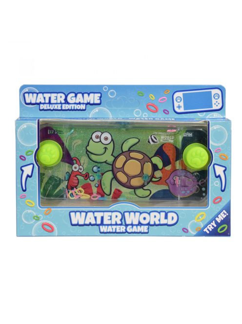 Water World vízi karikás játék – 17x8 cm, teknős
