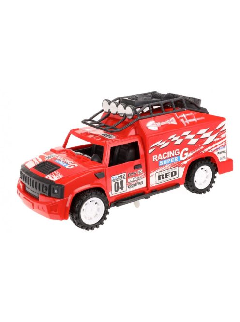 Desert Racer piros versenyautó – fény és hang