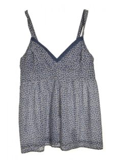 Tommy Hilfiger kék, virágos női top