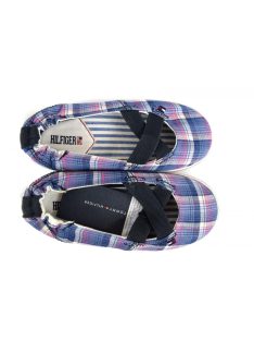 Tommy Hilfiger kék kockás lány cipő