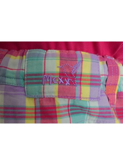 Mexx színes kockás lány rövidnadrág
