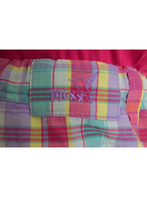Mexx színes kockás lány rövidnadrág