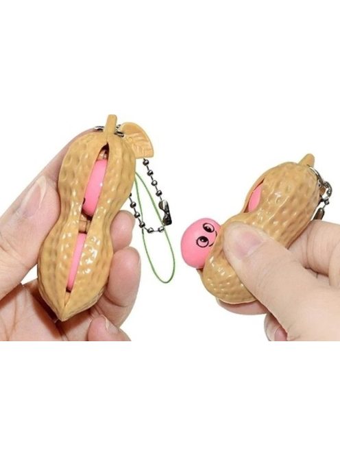Pop A-Peanut mogyorós kulcstartó – 6 cm