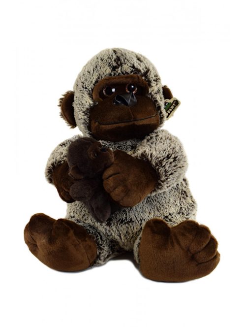 Paws Snowy gorilla és babája – sötétbarna