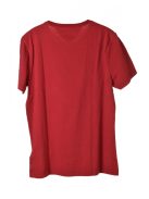 Tommy Hilfiger vörös, feliratos férfi póló – L