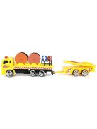 Világítós citromsárga útépítési kamion – 30 cm
