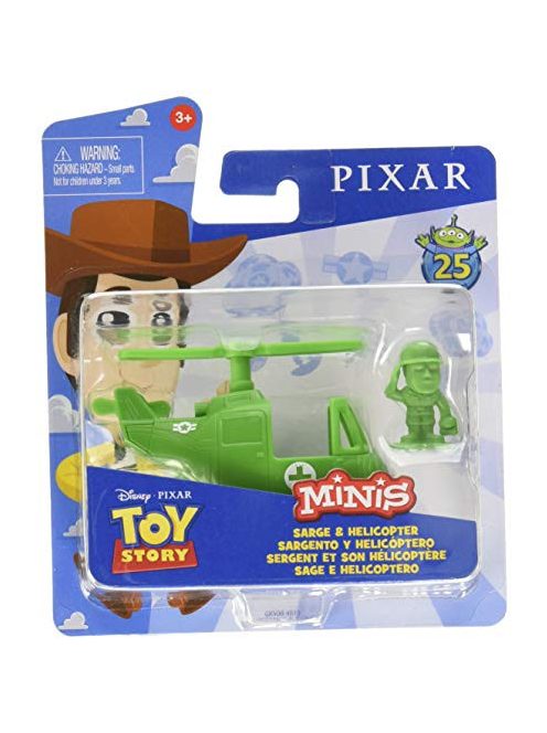Toy Story Minis Őrmester figura helikopterrel – 14x15 cm