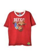 Diego piros fiú póló – 128
