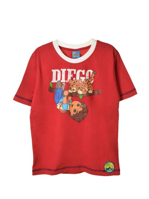 Diego piros fiú póló