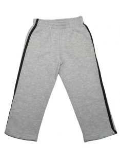 Fiú  szürke, oldalt csíkos szabadidő nadrág