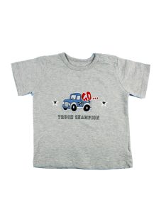 Mini szürke, autós fiú póló
