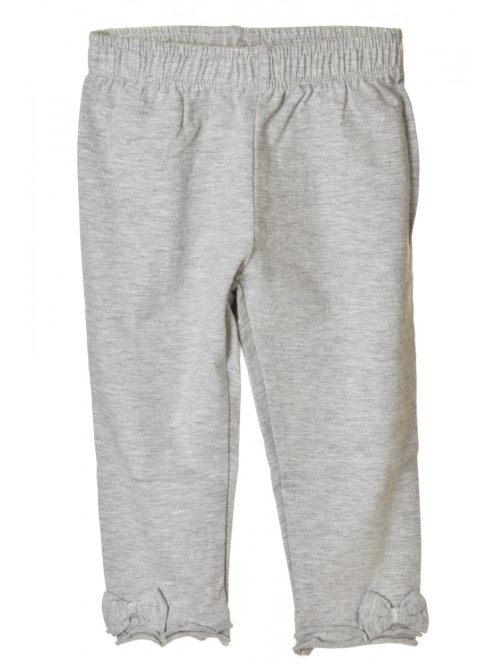 Knot So Bad szürke, masnis kislány leggings