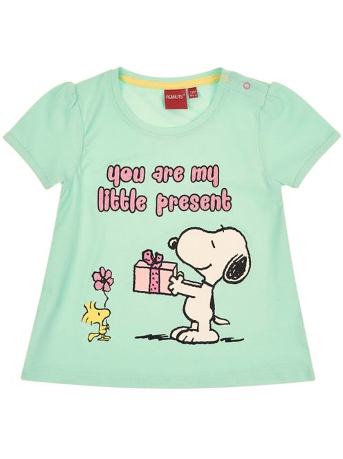 Snoopy türkizzöld kislány póló