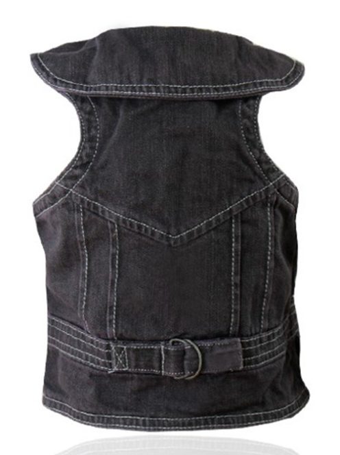 Villa Happ szürke lány farmer mellény