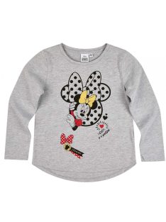 Minnie Egér szürke, hosszú ujjú lány felső