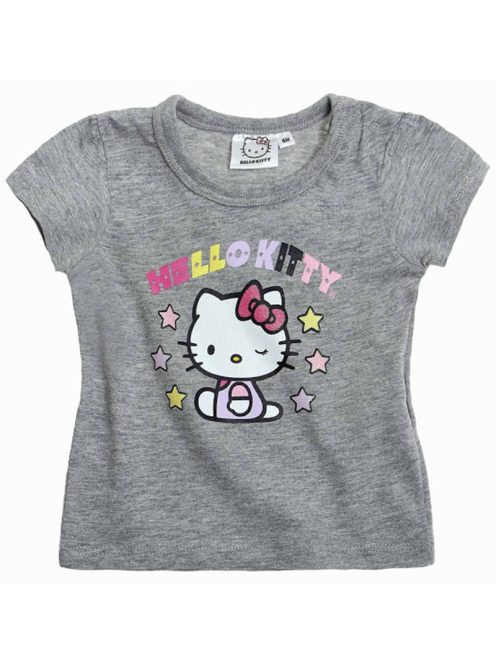 Hello Kitty szürke baba póló – 62