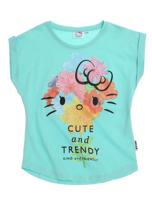 Hello Kitty világsokék lány póló