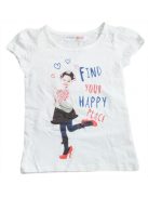 Minoti Happy Place fehér lány póló
