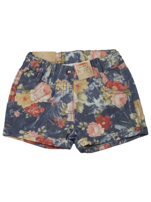 Knot So Bad virágmintás lány farmer short – 122/128