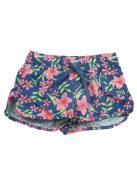 Emoi kék, virágmintás strand short
