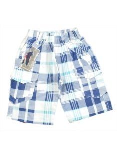 Fashion Boy kockás, cargo zsebes rövidnadrág