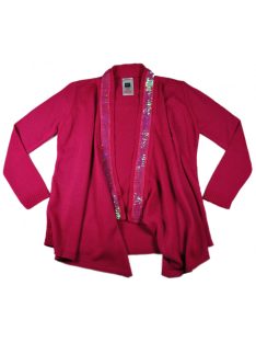 M&Co. pink, flitteres lány kardigán