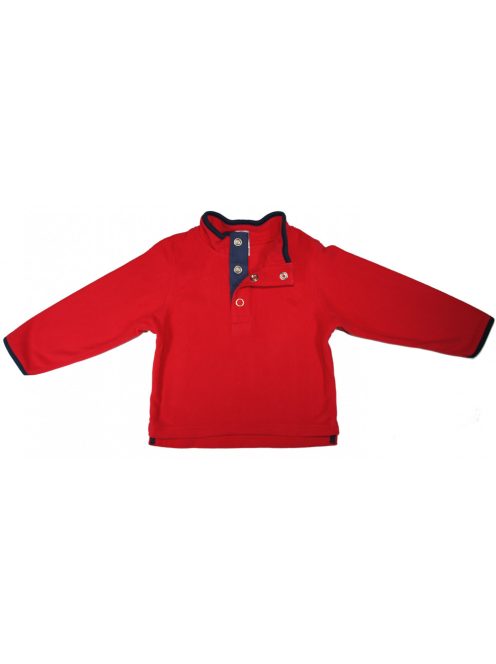 Marks & Spencer piros polár gyerek pulóver